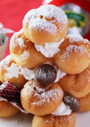 クリスマスに♡可愛いツリーシュークリーム-レシピのメイン写真