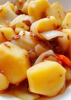 レンジで簡単!なんちゃって肉じゃが-レシピのメイン写真