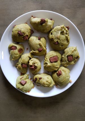 豆腐とHMで作る抹茶パン-レシピのメイン写真
