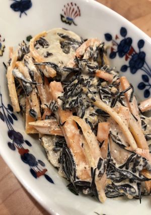 レンコンとひじきのマヨサラダ-レシピのメイン写真