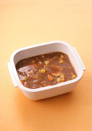 お一人様カレー【レンジで3分40秒】-レシピのメイン写真