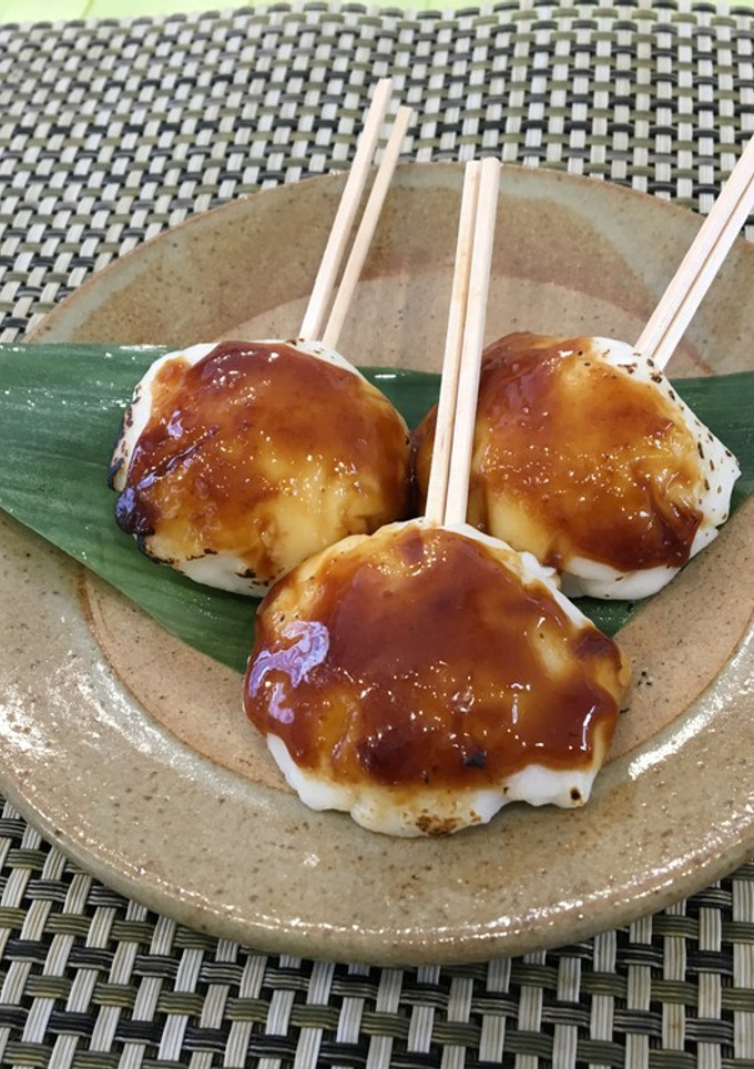 介護食　さっくりお餅の五平餅風-レシピのメイン写真
