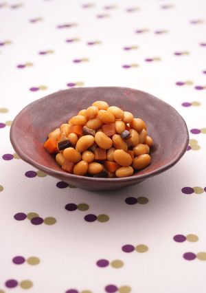 大豆の醤油煮【レンジで26分】-レシピのメイン写真