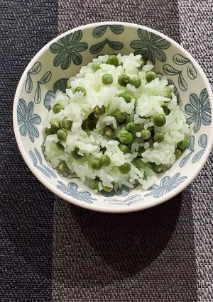 ★豆ご飯★(グリンピース嫌いが食べれる)-レシピのメイン写真