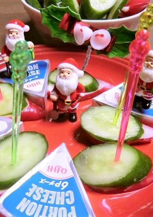 クリスマス☆ラディッシュ胡瓜の塩レモン漬-レシピのメイン写真