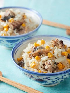 さばとコーンの炊き込みご飯-レシピのメイン写真
