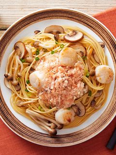 ほたてときのこの和風パスタ-レシピのメイン写真