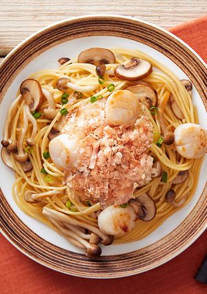 ほたてときのこの和風パスタ-レシピのメイン写真
