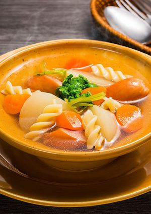 ソーセージとかぶの白だしショートパスタ-レシピのメイン写真
