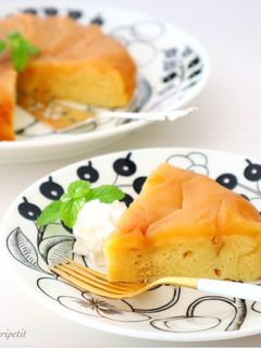 炊飯器で簡単♡タルトタタン風りんごケーキ-レシピのメイン写真