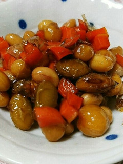 サラダ豆と人参の甘辛煮-レシピのメイン写真