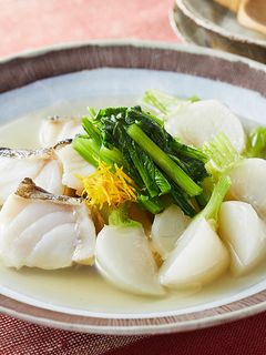 鱈とかぶの白だしさっと煮-レシピのメイン写真