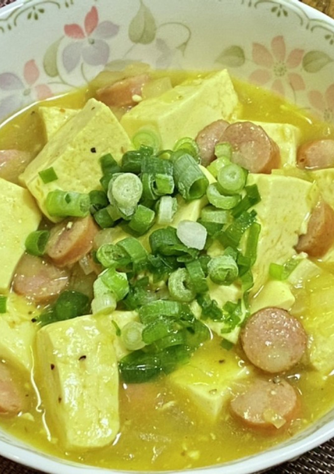 豆腐とソーセージのカレー旨煮-レシピのメイン写真