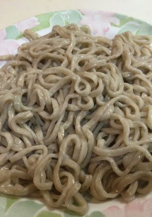 手打ちうどん自然薯で作った水無山芋うどん-レシピのメイン写真