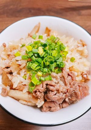 牛ごぼう炊き込みごはん-レシピのメイン写真
