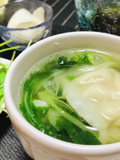 餃子スープ・温まる中華スープ-レシピのメイン写真