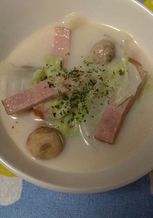 白菜とベーコンの豆乳煮☆-レシピのメイン写真