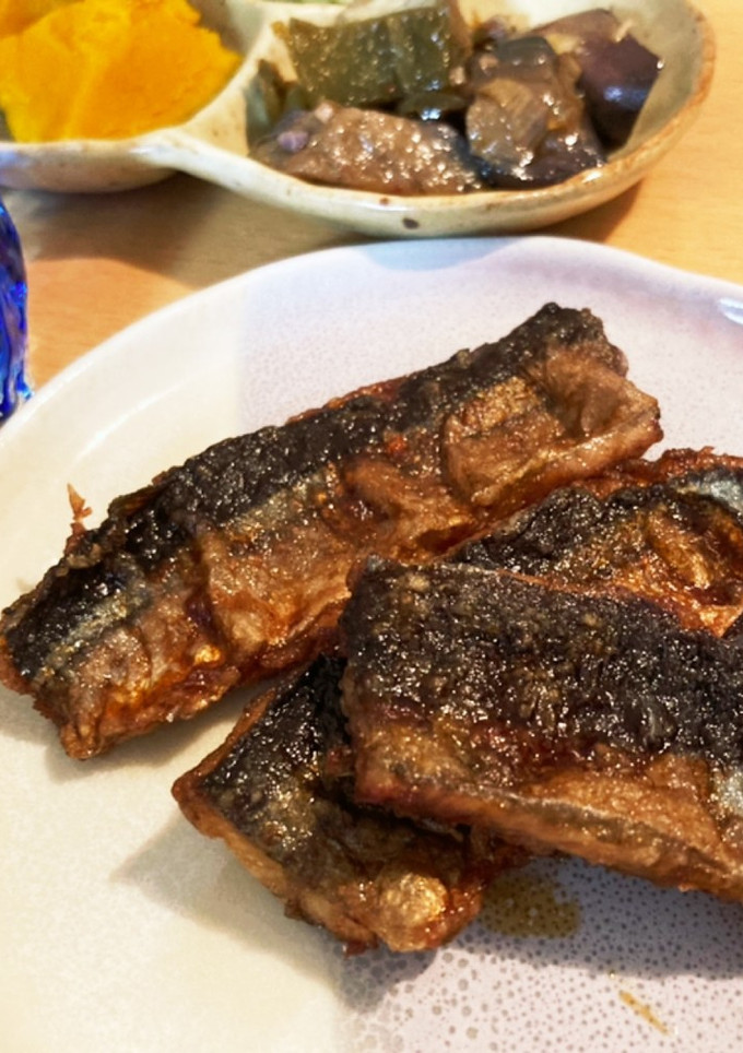 秋刀魚の蒲竜田揚げ-レシピのメイン写真