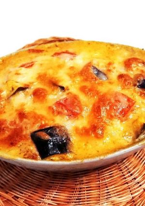 なす・ツナ・トマトのカレーマヨチーズ焼き-レシピのメイン写真