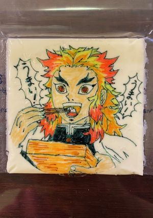 ペンでオブアート！『鬼滅の刃』煉獄杏寿郎-レシピのメイン写真