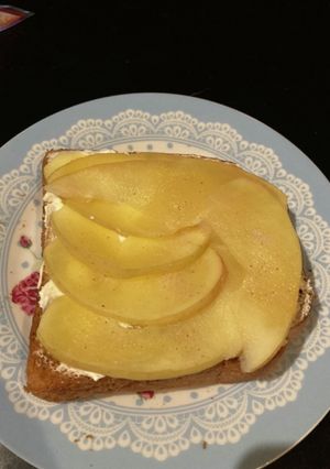 りんごとクリームチーズのトースト-レシピのメイン写真
