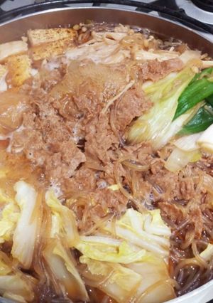 大豆ミートすき焼き-レシピのメイン写真