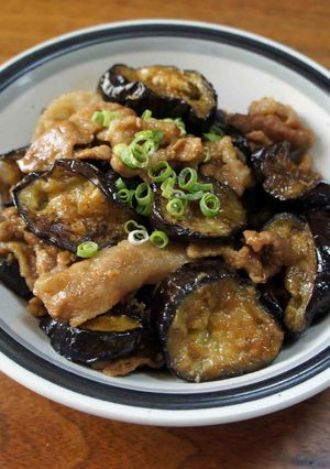 茄子と豚肉の醤油煮込み-レシピのメイン写真