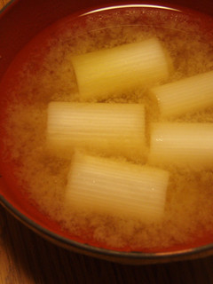 白ネギだけのお味噌汁^^-レシピのメイン写真