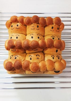 アンパンマンのきな粉ミルクパン-レシピのメイン写真