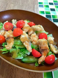 アジの唐揚げ サラダ仕立て♪-レシピのメイン写真