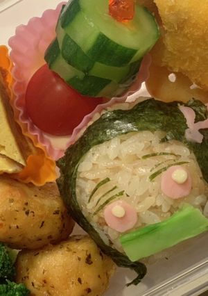 鬼滅の刃☆ねず子キャラ弁-レシピのメイン写真