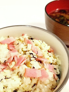 高菜ベーコン丼-レシピのメイン写真