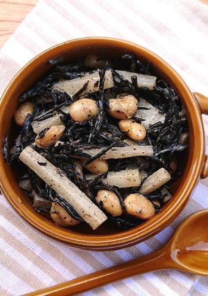 大根ひじき大豆のパリポリ白だしマヨ炒め-レシピのメイン写真