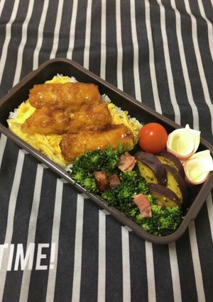 男子高校生弁当★99 イカ天ぷら-レシピのメイン写真