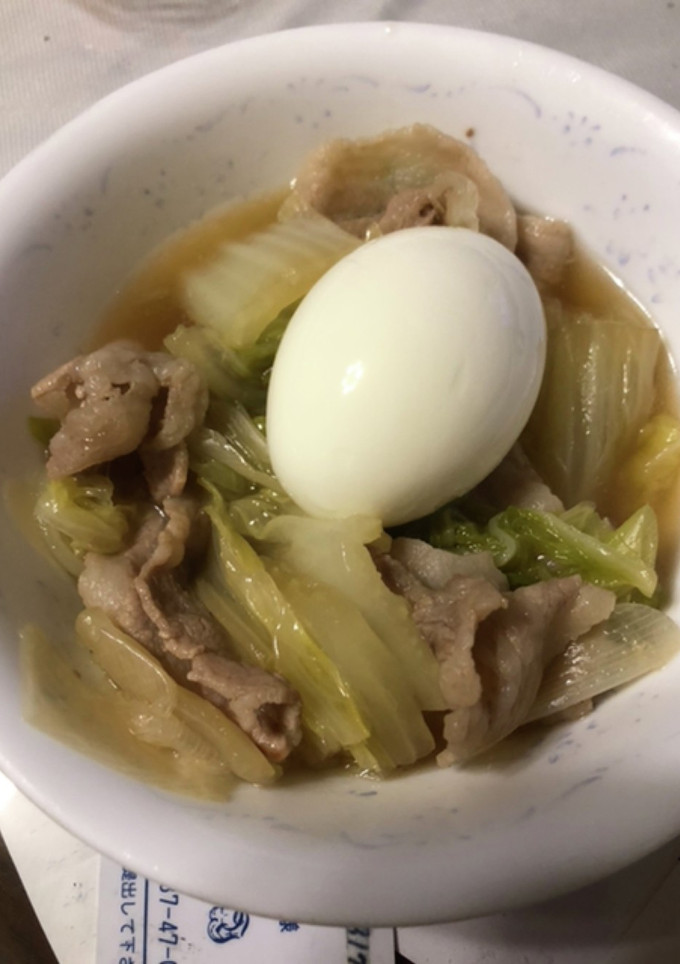 白菜の豚すき焼き煮風-レシピのメイン写真