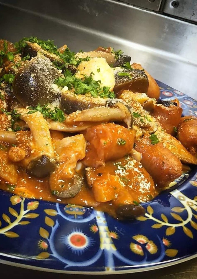 揚げ茄子とソーセージのトマト煮-レシピのメイン写真