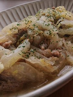 ホットクックで合いびき肉と白菜の重ね煮-レシピのメイン写真