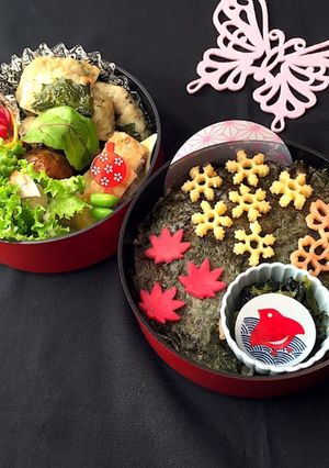 鶏ミンチ大葉焼き 春夏秋冬弁当-レシピのメイン写真
