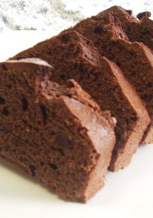 チョコ大好き♥卵白パウンドケーキ-レシピのメイン写真