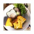 ☆花型セルクルで星の目玉焼き(笑)