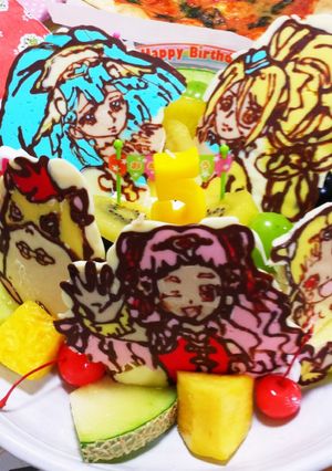 プリキュアケーキ-レシピのメイン写真