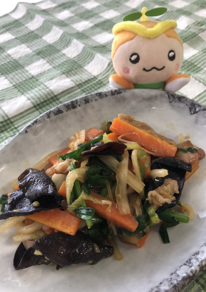 豚肉ときくらげの炒め物-レシピのメイン写真