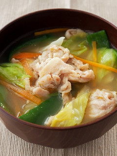 肉野菜炒めみそ汁★-レシピのメイン写真
