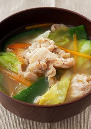肉野菜炒めみそ汁★-レシピのメイン写真