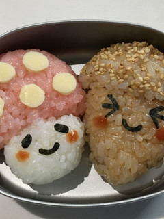 秋の遠足弁当おにぎり★きのこ&どんぐり-レシピのメイン写真