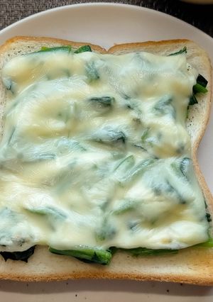 ほうれん草とチーズのポパイトースト-レシピのメイン写真