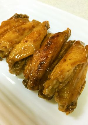 フライパンで簡単！鶏手羽中の甘辛焼き-レシピのメイン写真