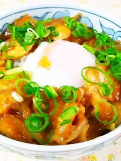 胸肉と玉ねぎの生姜焼き丼どーん!-レシピのメイン写真