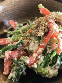 ほうれん草の白和え-レシピのメイン写真