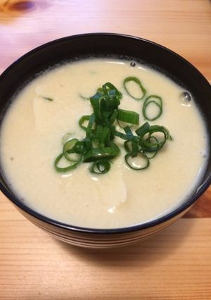 豆腐の豆乳味噌汁-レシピのメイン写真